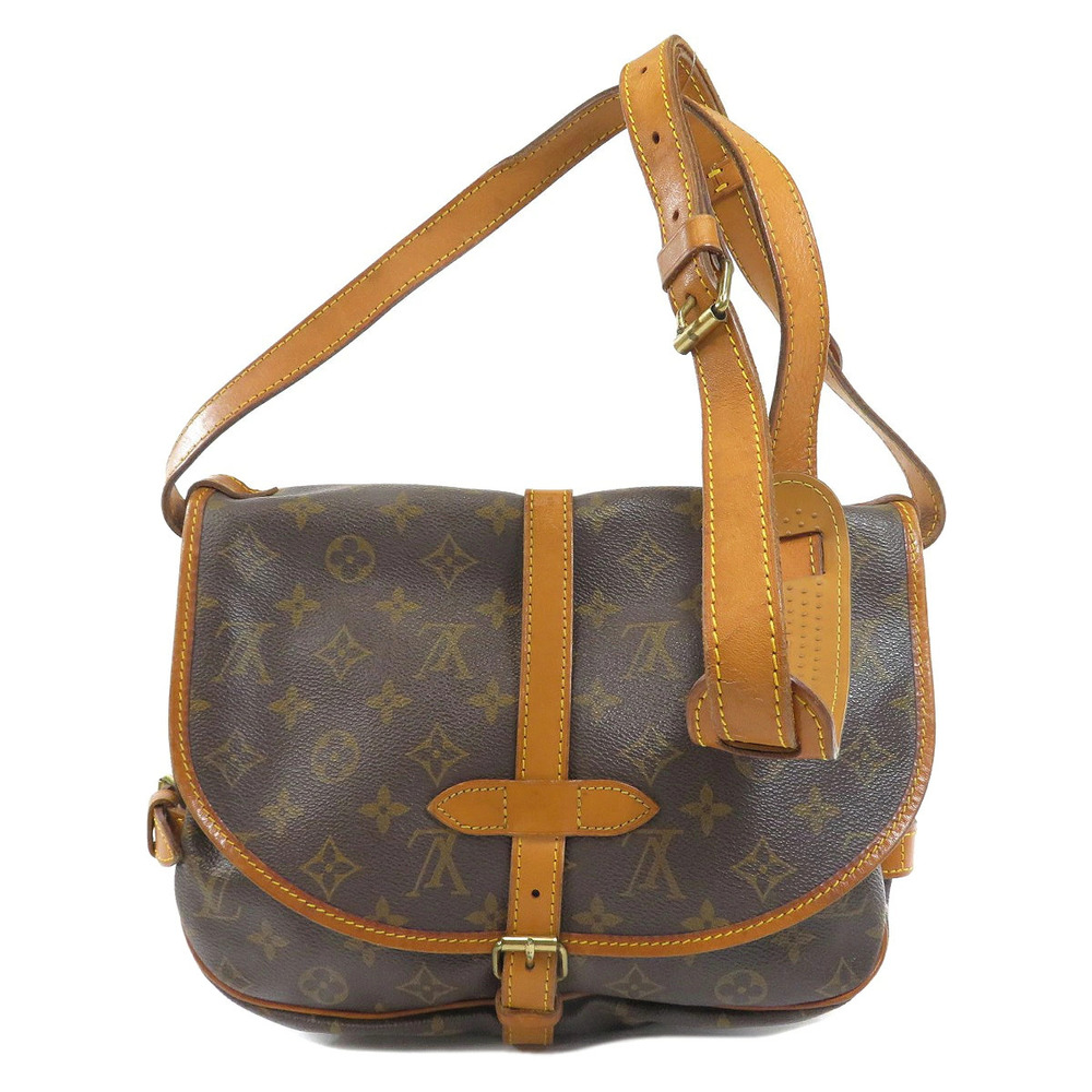 Louis Vuitton Shoulder Saumur Canvas Bag Monogram